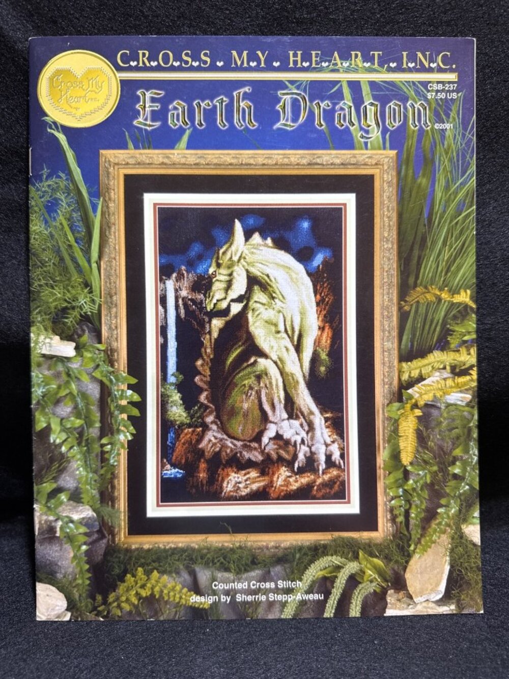 Earth Dragon Counted Cross Stitch Pattern By Cross My Heart CSB237